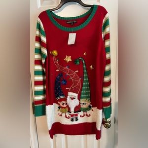 NWT Christmas Sweater dress